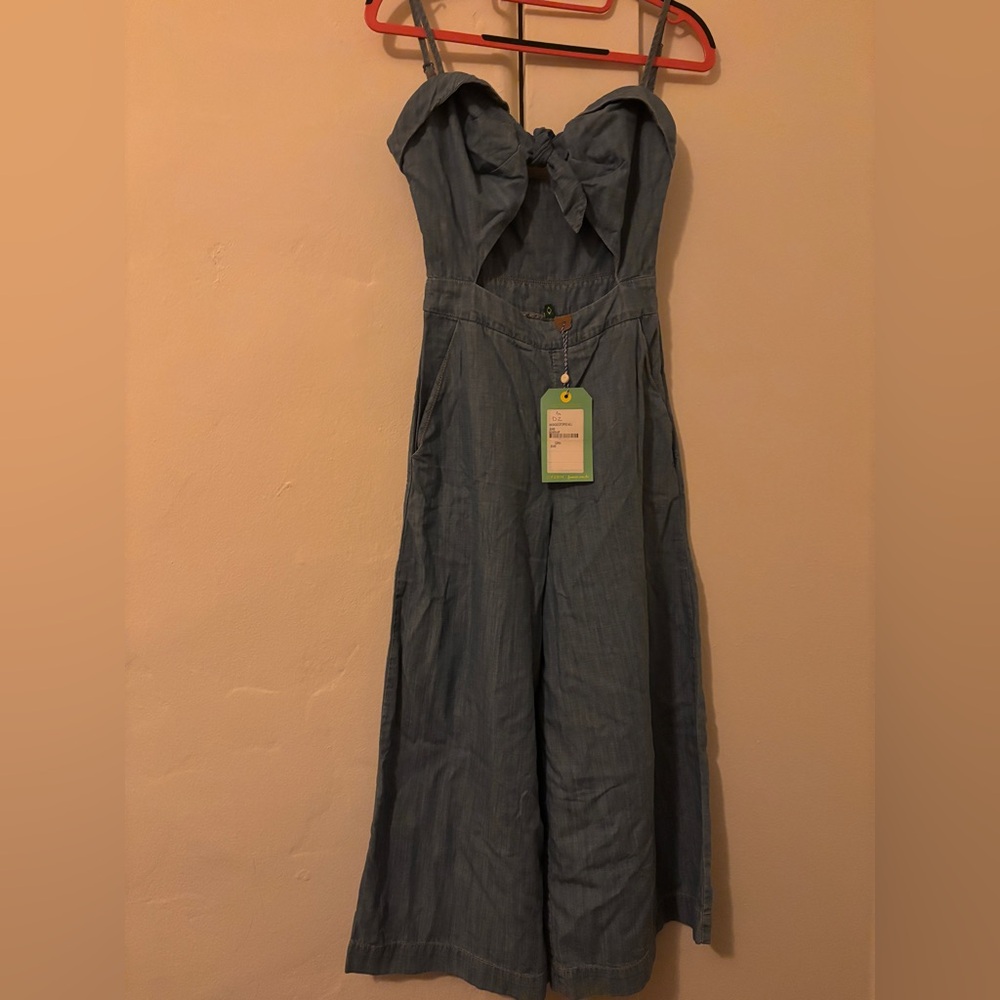 FARM Rio Tie front Jumpsuit NWT